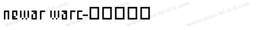 newar warc字体转换